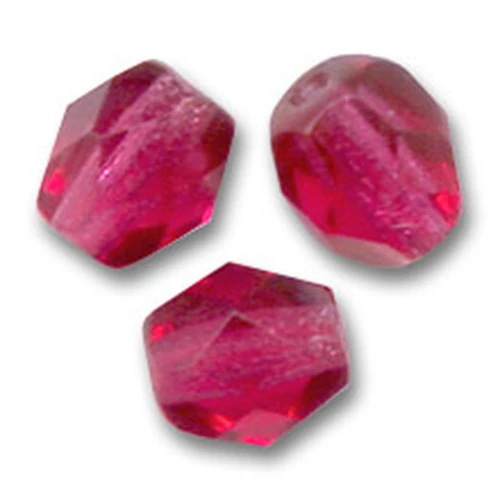 Sfaccettate mm. 6 Fuschia x25