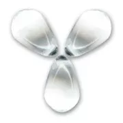 Gocce mm. 5x7 Crystal  x25