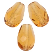 Topazio sfaccettato pera 7x5 mm x25