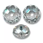 Perla appiattita PureCrystal 5040 8 mm - Black Diamond x1