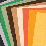 Assortimento di piastre di feltro rettangolari 20x30 cm - Tema Animali x10