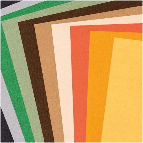 Assortimento di piastre di feltro rettangolari 20x30 cm - Tema Animali x10