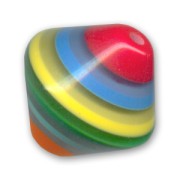 Bicono mm. 20 multistrato Multicolori x1|raw }}