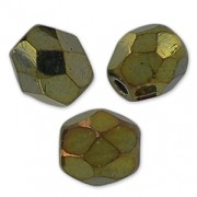 Sfaccettate mm. 4 Jet Brown Iris x50|raw }}