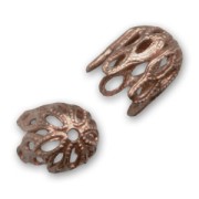 Copette filigrana mm. 6 rame antico x4|raw }}