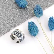 Anello regolabile per tessitura Miyuki 15.7mm Acciaio inox dorato