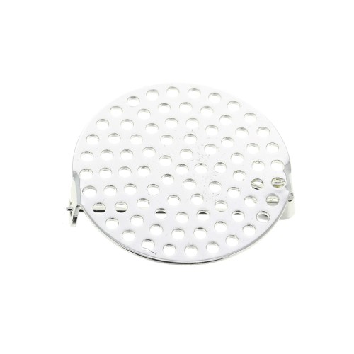 Supporto di spilla rotondo 25.5 mm da decorare - Placcatura argento fino x1