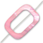 Rettangolo scavato mm. 30x20 Rosa x1|raw }}