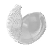 Coprinodi mm. 10 argentato  x4