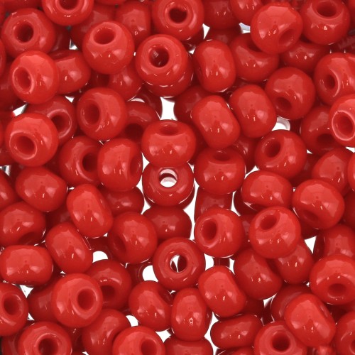 Perla Preciosa 7/0 3,5 mm - Rosso opaco x 20 g