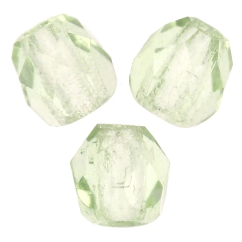 Sfaccettature 3 mm - Olivina chiara x50
