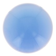 Cabochon tondo 12 mm Agata blu x1