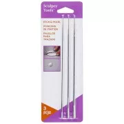 Studio - Set di 3 attrezzi punte doppie : perforazione e finitur