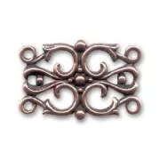 Stampa rettangolare mm. 25x16 rame antico x1