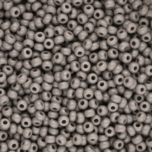 Perla Preciosa 11/0 2 mm - Taupe opaco x 20 g