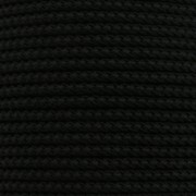 Cordone in polyester intrecciata 2 mm - Nero x1m