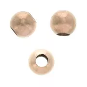Palline 4 mm Argento 925 Rose gold x25