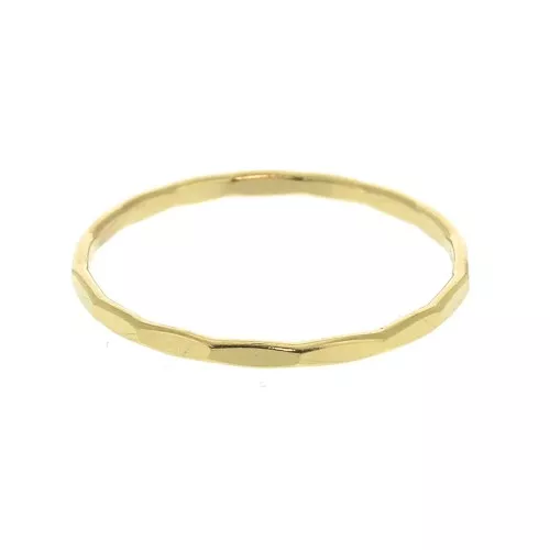 Anello martellato Gold filled Taglia 52 x1