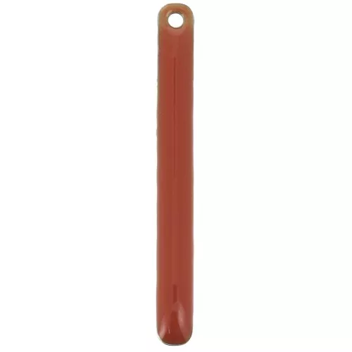 Barrette sequin in metallo e resina epossidica 3x28 mm Terracotta x4