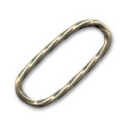 Intercalari decorati ovali mm. 24 bronzo x10|raw }}