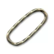 Intercalari decorati ovali mm. 24 bronzo x10