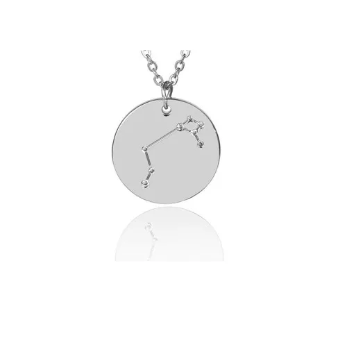 Pendente costellazione Ariete 20 mm con anello aperto en Acciaio inox et strass x1