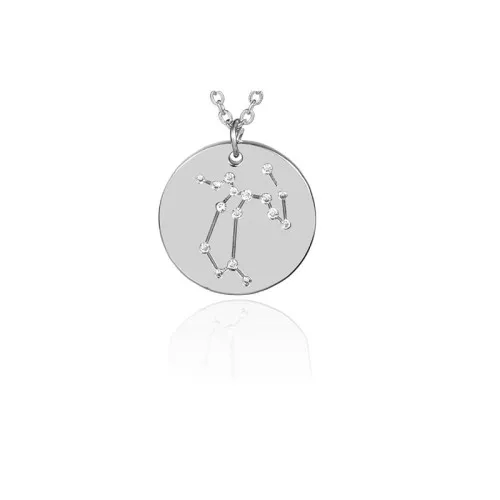 Pendente costellazione Sagittario 20 mm con anello aperto - Acciaio inox x1