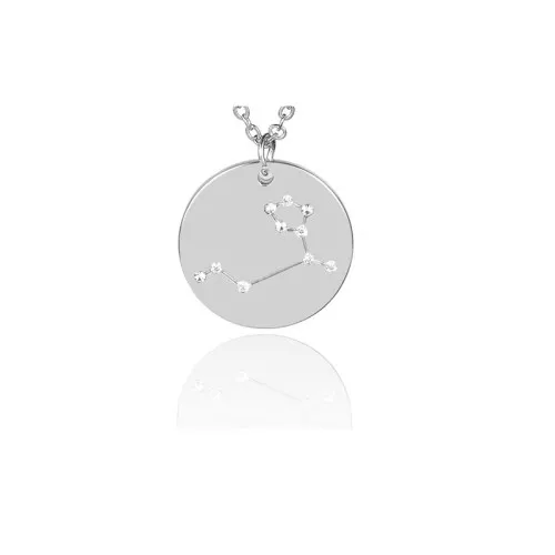 Pendente costellazione Leone 20 mm con anello aperto - Acciaio inox x1