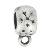 Ganci pendenti mm. 11x6 colore argentato antico x1|raw }}
