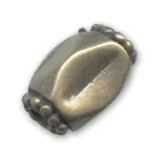 Perla caramella mm. 13x9 bronzo x1