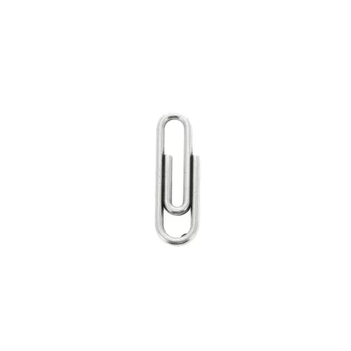 Connettore trombone 20x6 mm in zamac - Placcatura argento antico x1