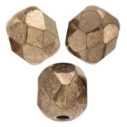 Sfaccettate mm 5 Gold Bronze x50|raw }}