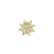 Elemento forma di fiore da incollare 7.5 mm in Gold filled x1