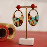 Elemento forma di fiore da incollare 7.5 mm in Gold filled x1