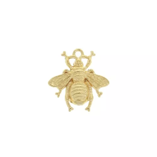 Ciondolo abeille in zamac 20.5x19.5 mm - Dorato con oro fino x1