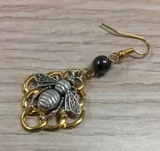 Ciondolo abeille in zamac 20.5x19.5 mm - Dorato con oro fino x1