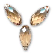 Goccia PureCrystal 6010 Light Colorado Topaz mm. 13x6.5 x1|raw }}