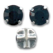 Strass da cucire mm. 8 Jet x1