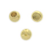 Chiusura palla di finitura per cordone 2 mm - Dorato con oro fino x10|raw }}