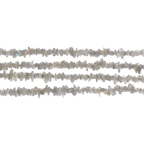 Perle di chips Labradorite mm. 3 - 5 x85 cm