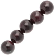 Perline Garnet mm. 8 x5