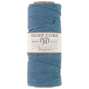 Bobina di 62 metri filo di canapa Hemp Cord 1.1 mm Blu|raw }}