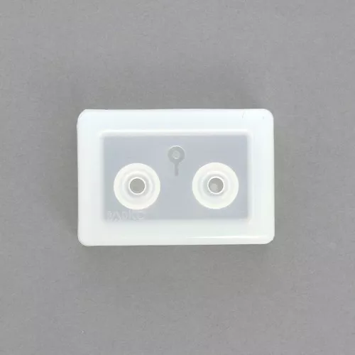 Stampo in silicone Padico goccia 15x10 mm e gancio a chiodo in resina x1