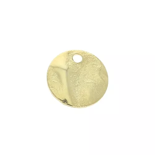 Zecchini 6 mm - Dorato con oro fino x10