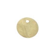 Zecchini accartocciati 6 mm - Dorato con oro fino Matt x10|raw }}