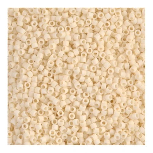 Miyuki Delica 11/0 DB0762 - Crema scura opaca Mat x8g