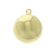 Ciondolo gravidanza Bola con anello in ottone  29x24.5 mm - Dorato con oro fino x1|raw }}
