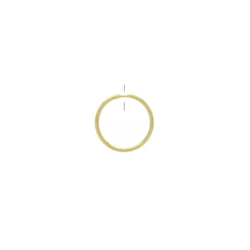 Ciondolo cerchio forato in ottone 20 mm - Dorato x1