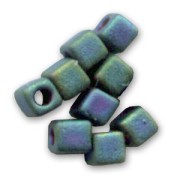 Cubi Miyuki mm. 1.8 SB18-2064 - Blue Green Iris Met Mat x10g|raw }}