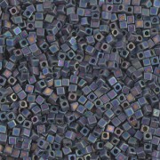 Cubi Miyuki mm. 1.8 SB18-0401FR - Frosted Opaque Black Mat AB x10g